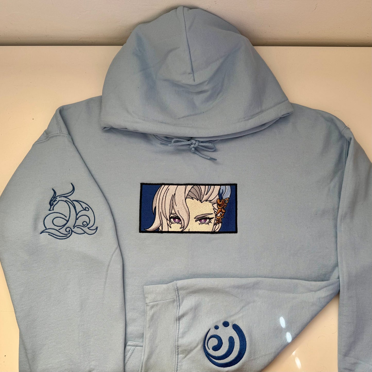 Neuvillette Genshin Impact Embroidered Sweater
