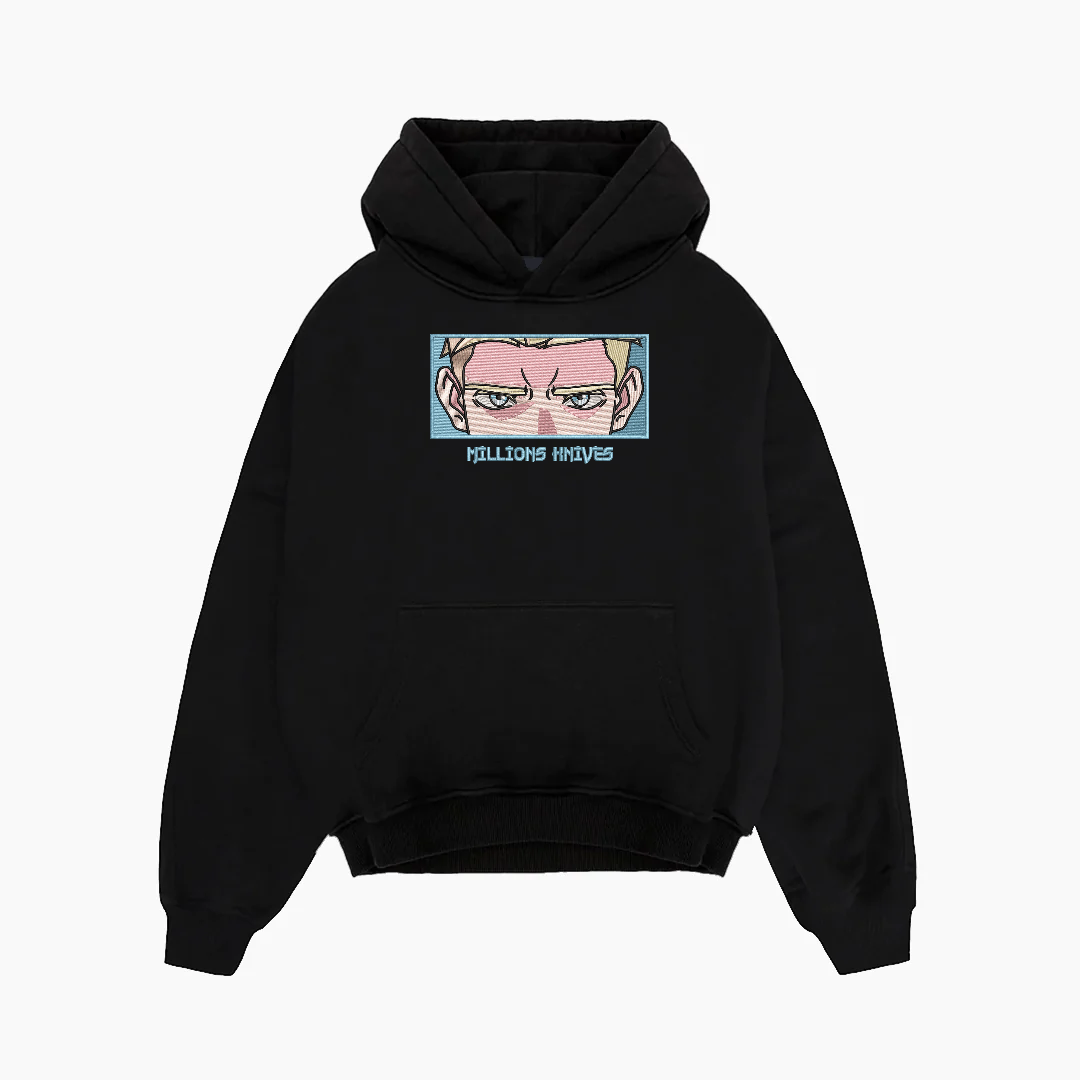 Knives Anime Embroidered Sweater