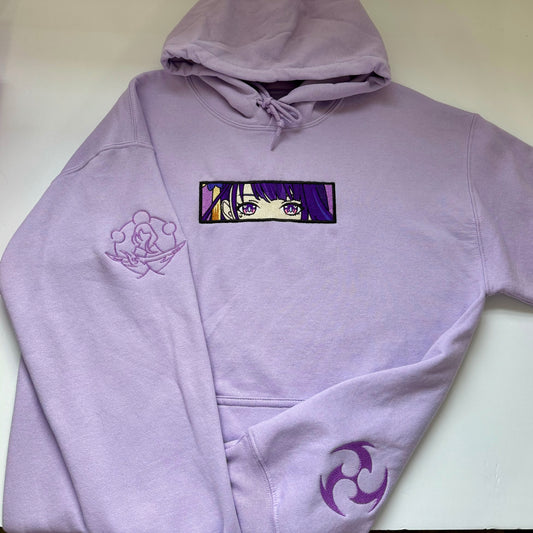 Raiden Shogun Genshin Impact Embroidered Sweater