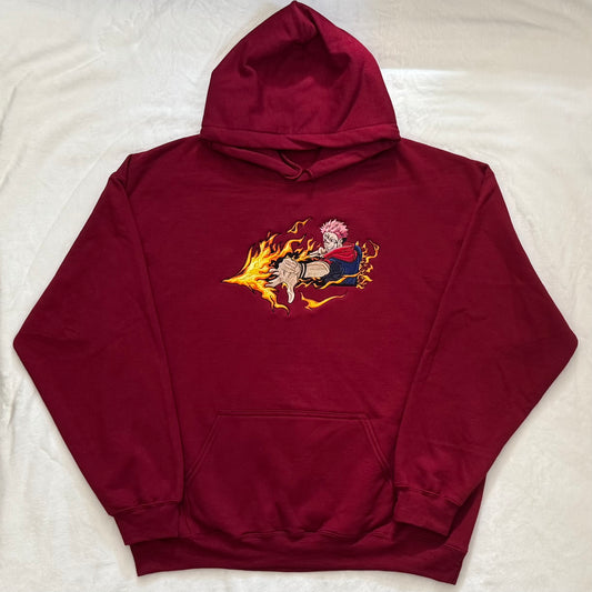 Fire Arrow Embroidered Sweater