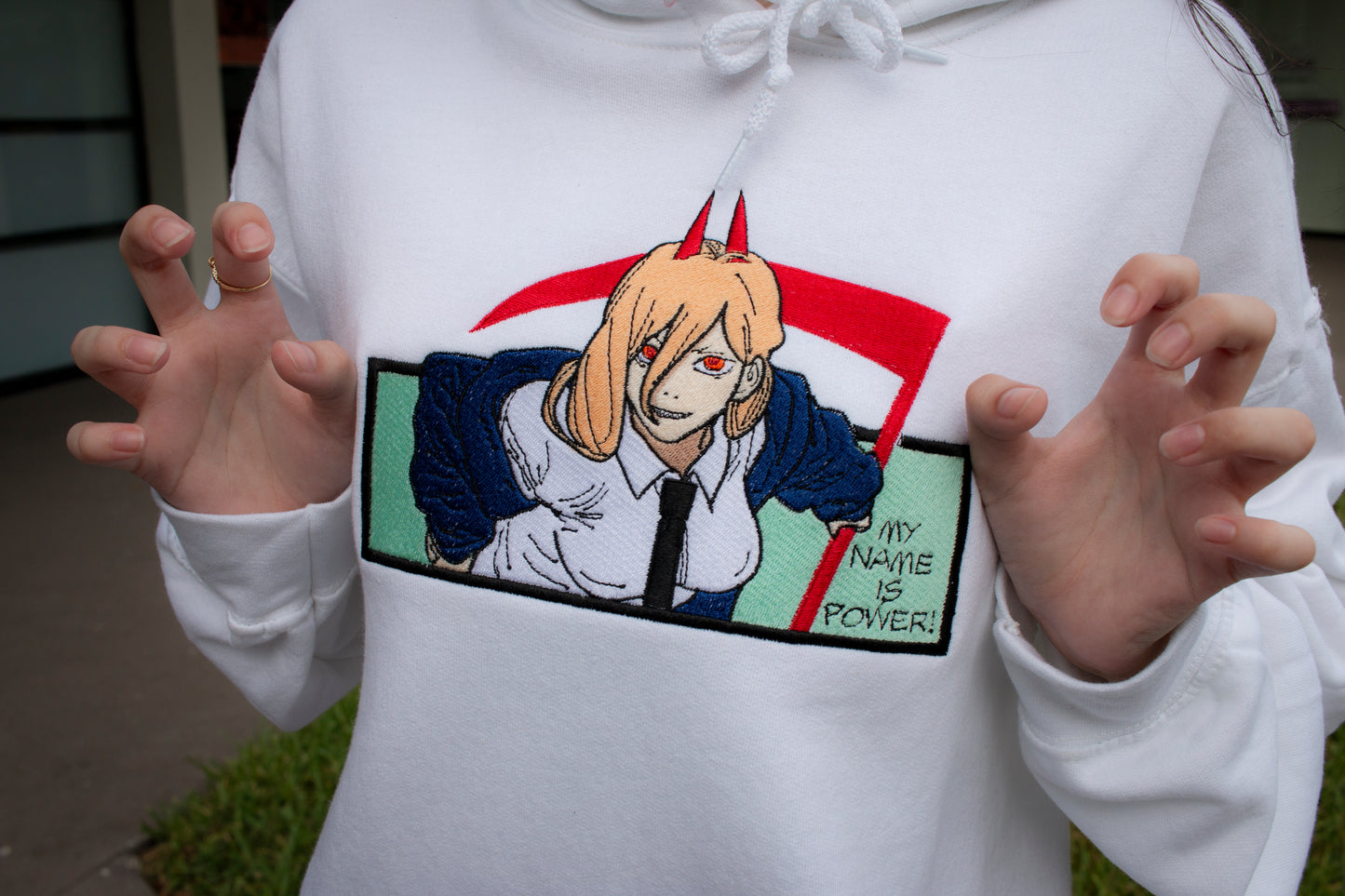 Fiend Anime Embroidered Sweater