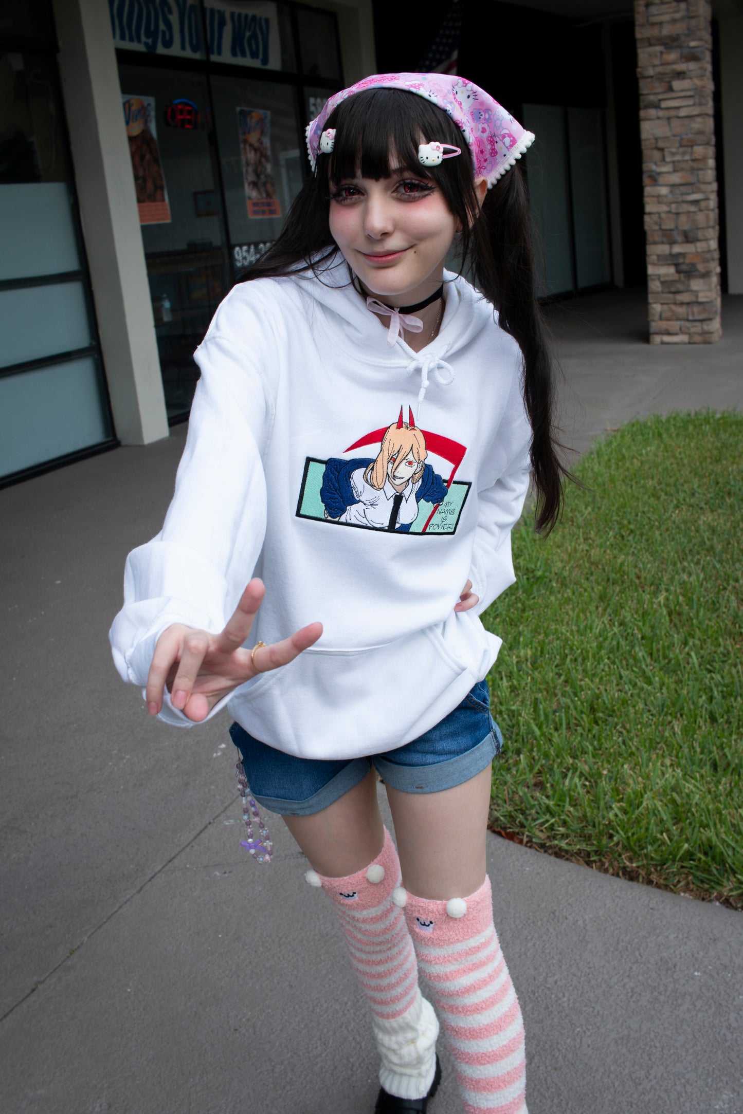 Fiend Anime Embroidered Sweater