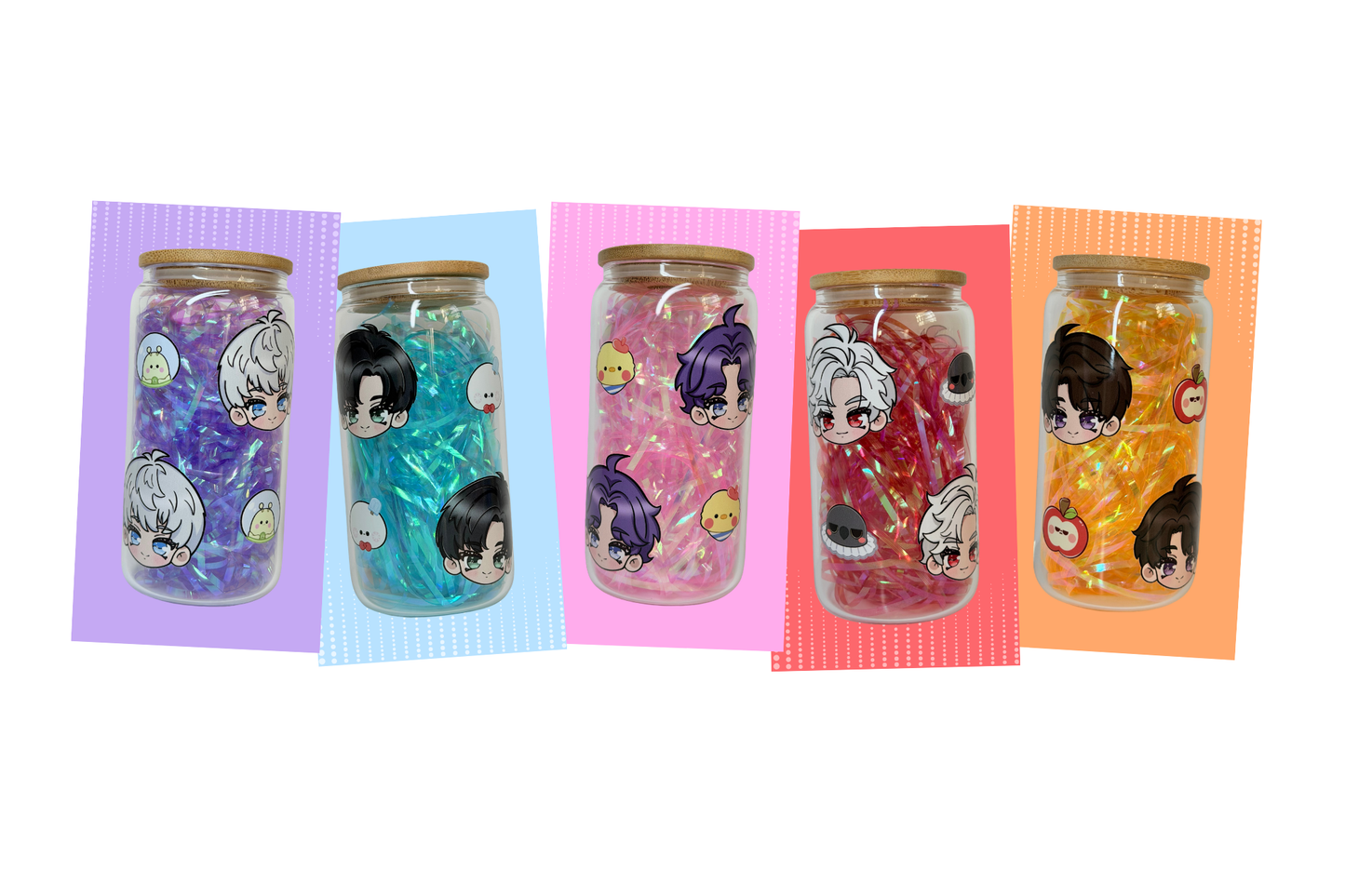 Love and Deepspace Inspired Glass Cups