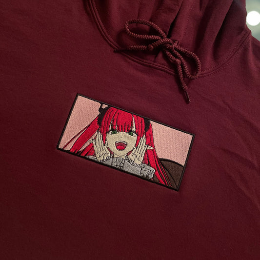 Succubus Waifu Embroidered Sweater